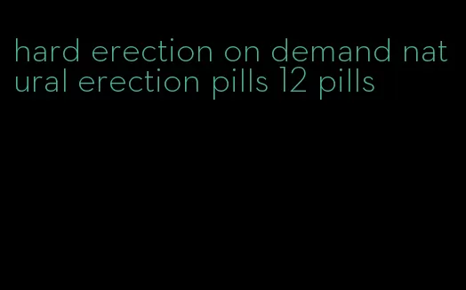 hard erection on demand natural erection pills 12 pills